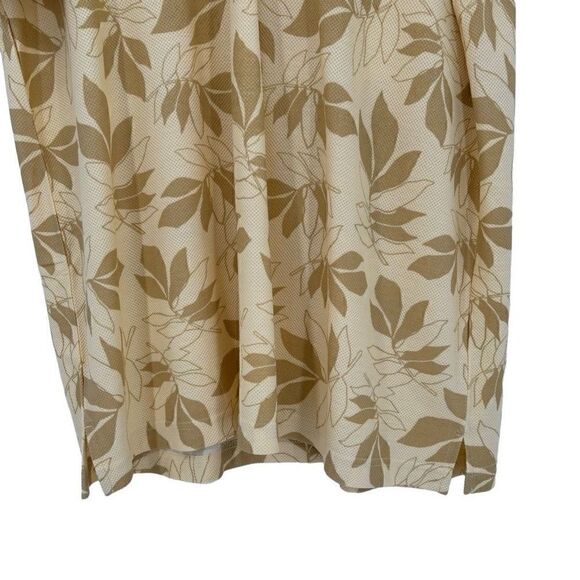 Caribbean Silk Blend Men’s Short Sleeve Hawaiian Shirt Yellow XL NWT - Picture 4 of 8